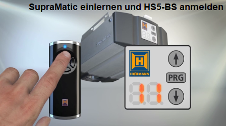 SupraMatic einlernen und HS5-BS anmelden
