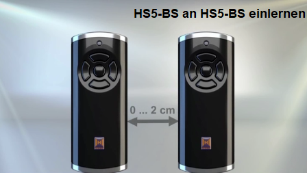 HS5-BS an HS5-BS einlernen